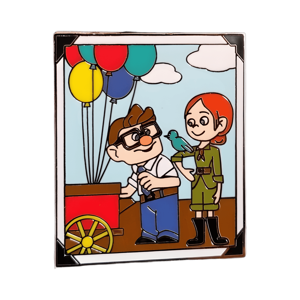 Carl & Ellie Working at the Zoo Disney pin