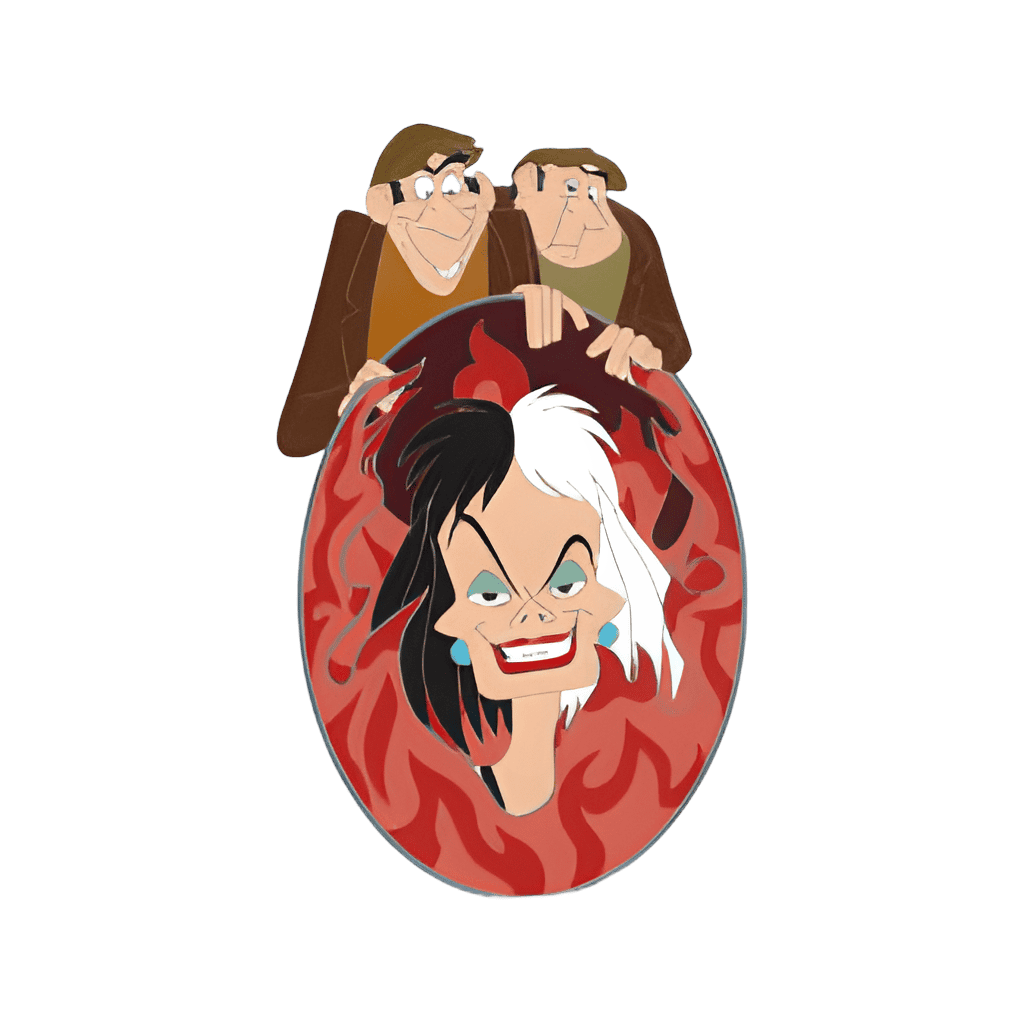 Cruella, Jasper, and Horace Disney pin