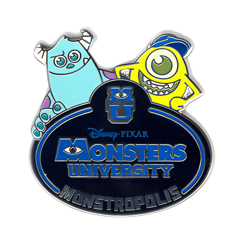 Monsters University Name Tag Disney pin