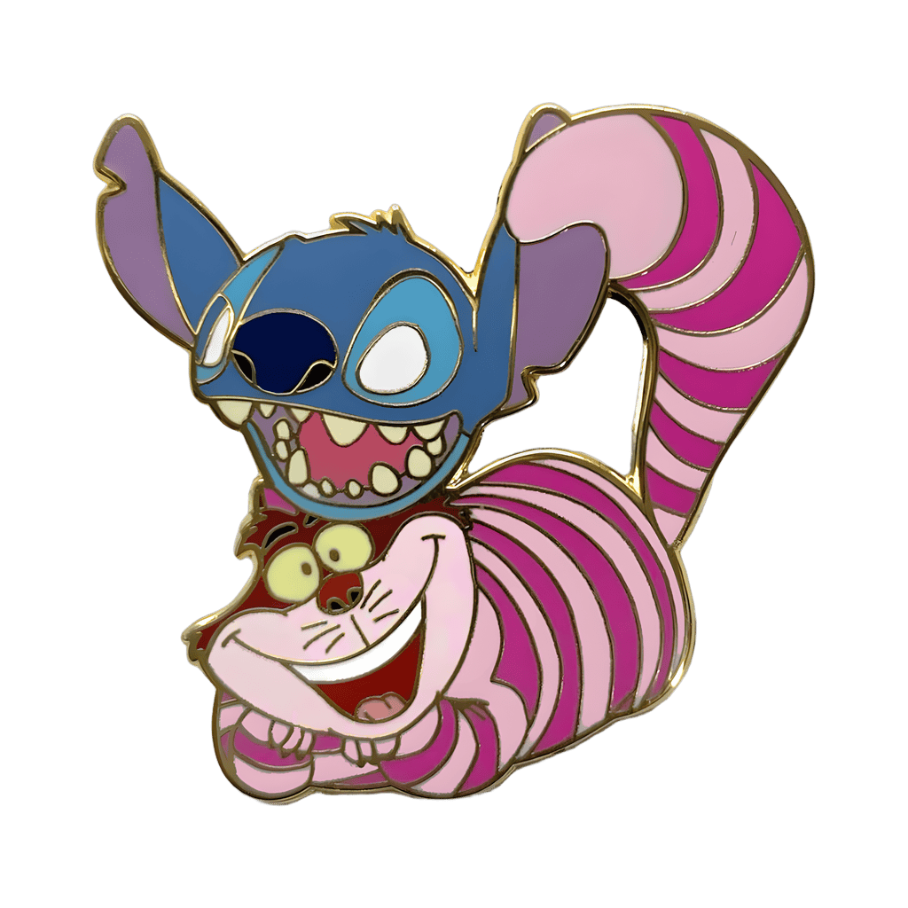 Cheshire Cat With a Stitch Mask Disney pin