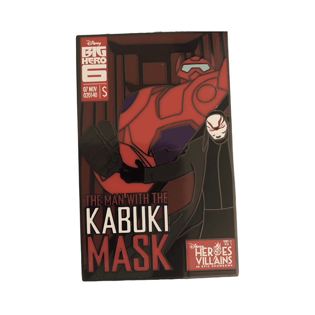 The Man with the Kabuki Mask Disney pin