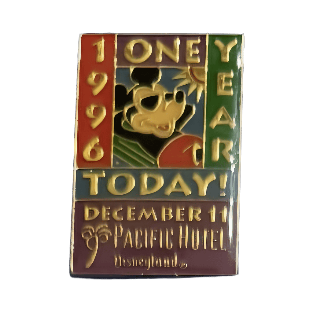 1996 - One Year Today! Disney pin