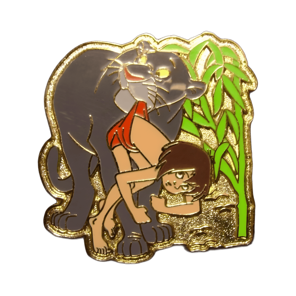 Bagheera & Mowgli Disney pin