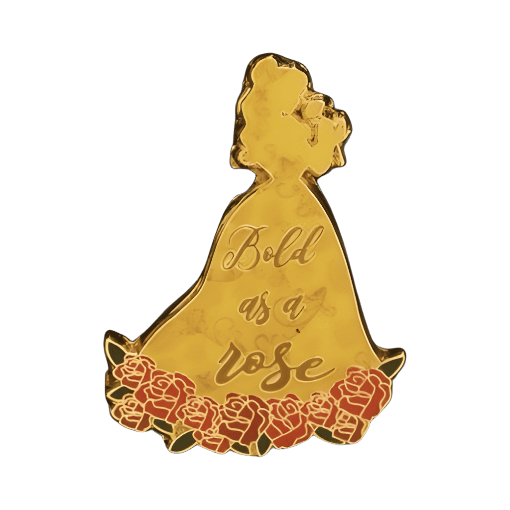 Belle Bold As A Rose Disney pin