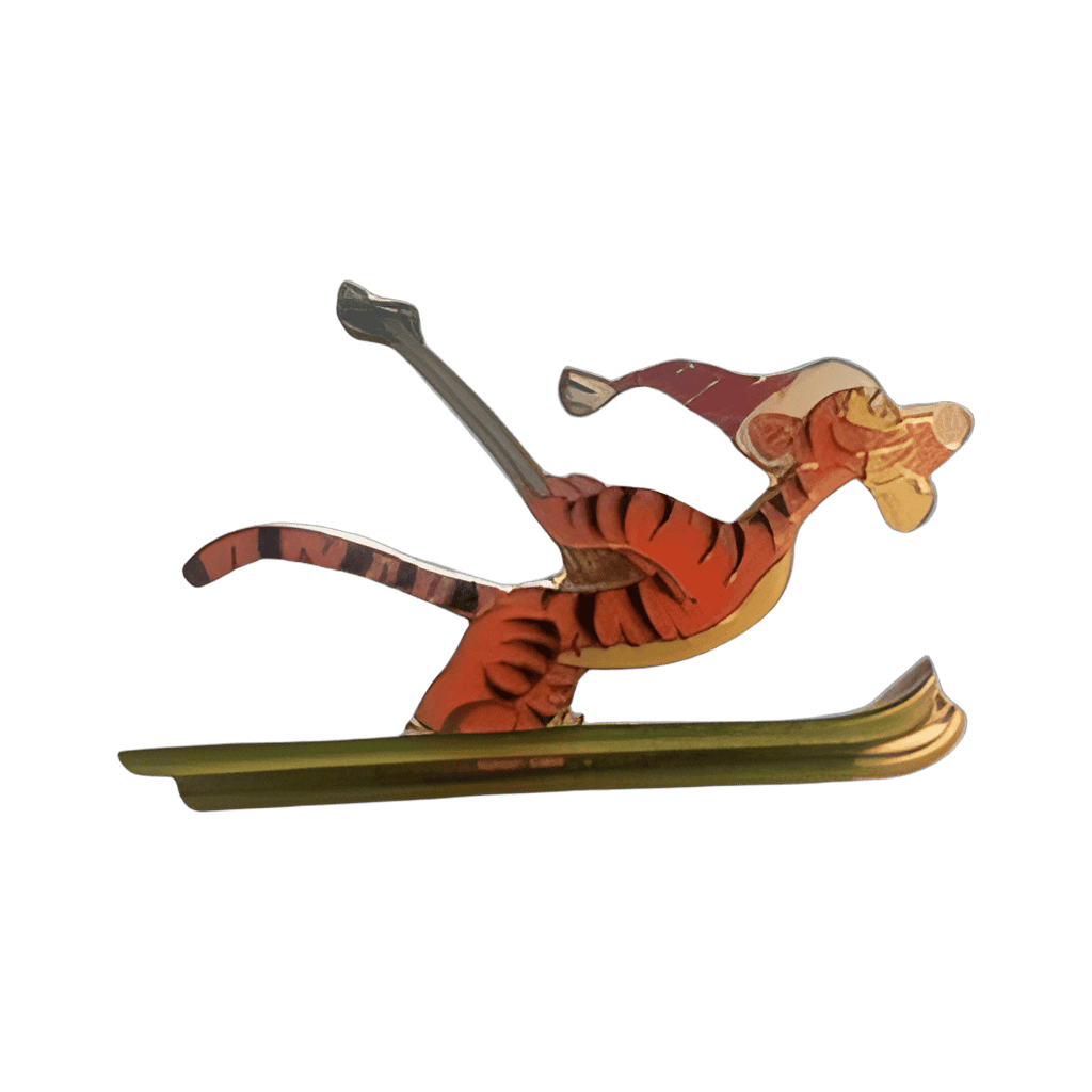 Skiing Tigger Disney pin