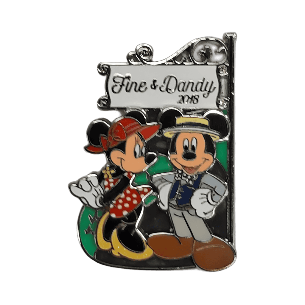 Mickey Mouse and Minnie Mouse Disney pin