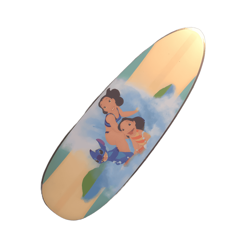 Lilo, Stitch, and Nani Surfing Disney pin