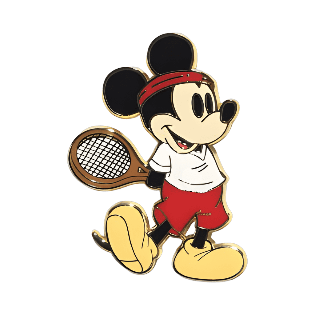 Mickey Mouse with Tennis Racket Disney pin