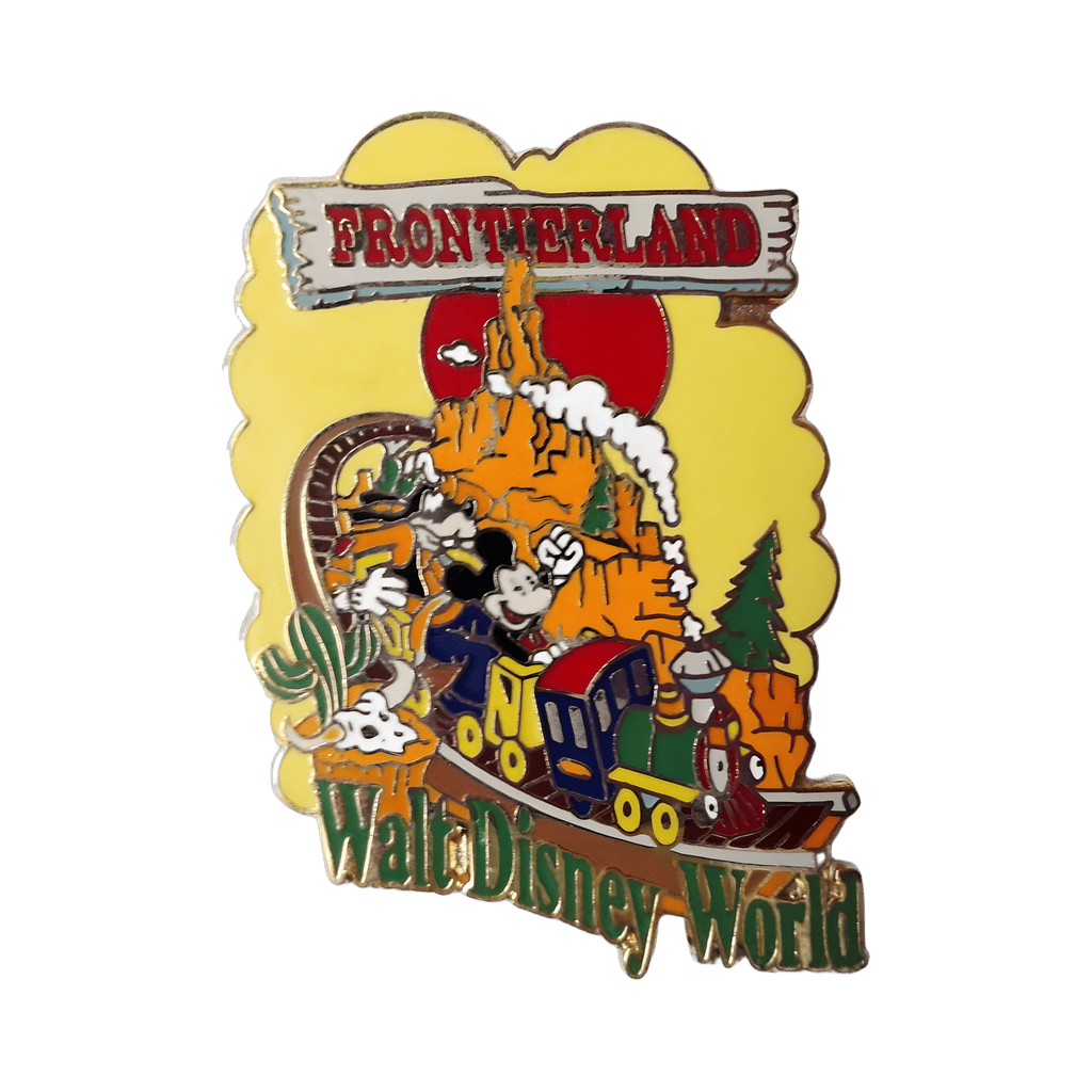 WDW - Frontierland - Big Thunder Mountain - Mickey & Goofy Disney pin