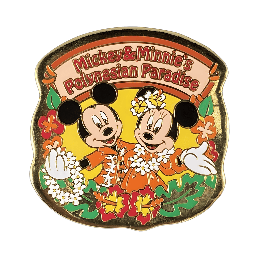 Mickey & Minnie's Polynesian Paradise Disney pin