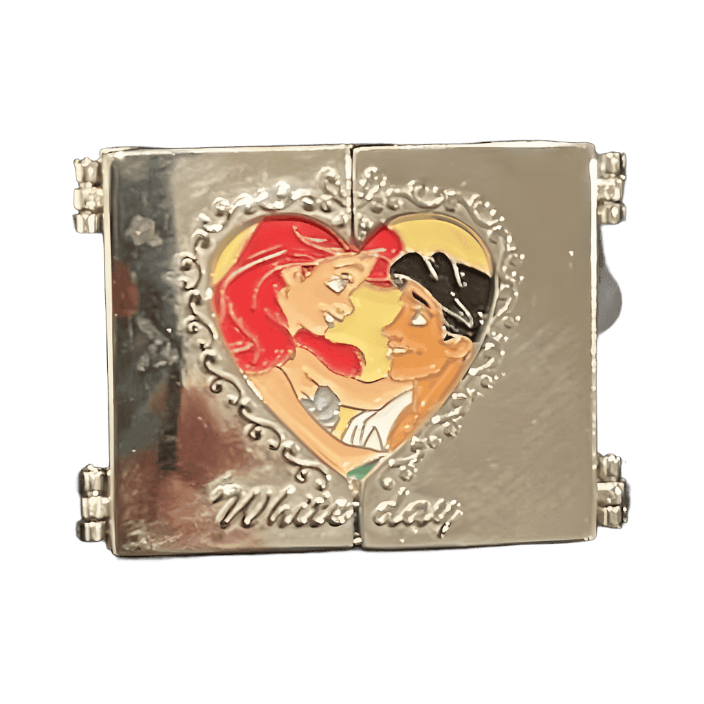 Ariel & Eric white Day Disney pin