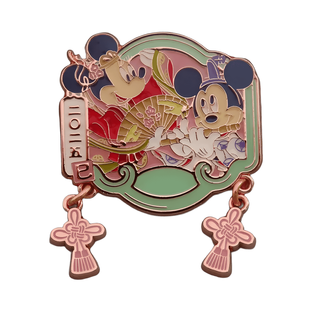 Mickey and Minnie Mouse Disney pin