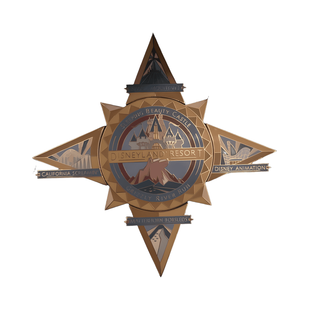 Disneyland Resort Compass Disney pin