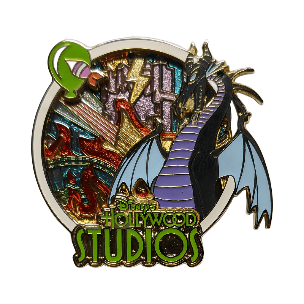 Hollywood Studios with Maleficent as Dragon Disney pin
