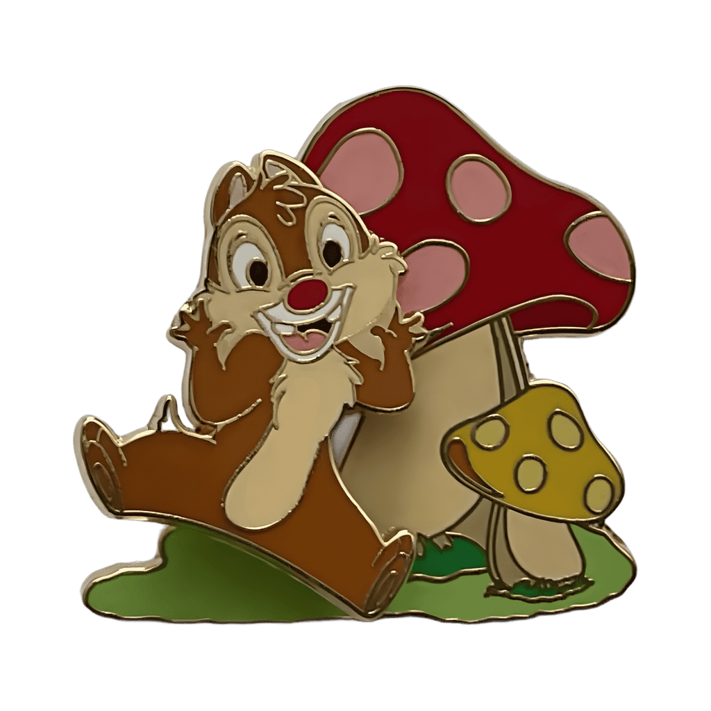 Dale with Mushrooms Disney pin