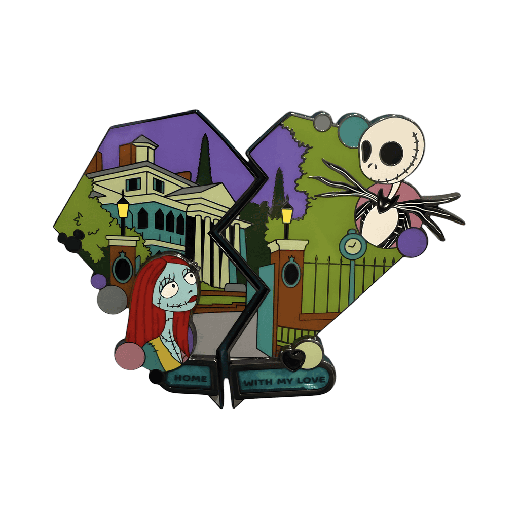 Jack and Sally Heart Boxed Pin Set Disney pin