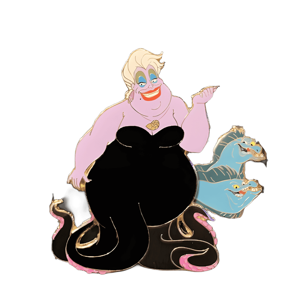 Ursula, Flotsam & Jetsam Disney pin