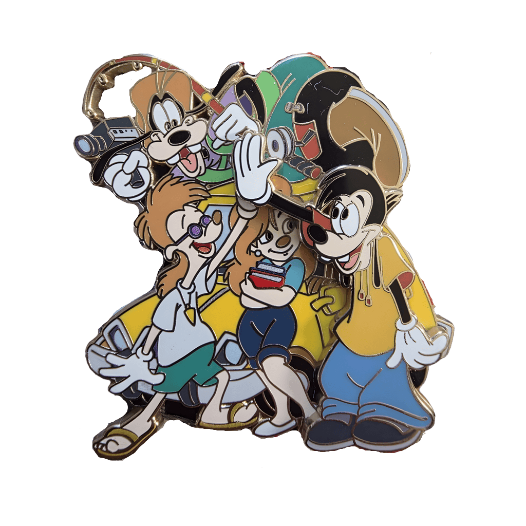 A Goofy Movie Character Cluster Disney pin