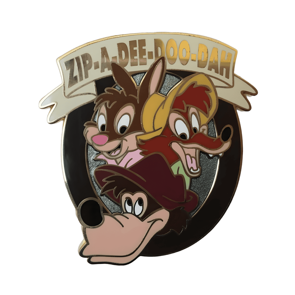 Br'er (Brer) Bear, Br'er Rabbit and Br'er Fox - Zip-A-Dee-Doo-Dah Disney pin