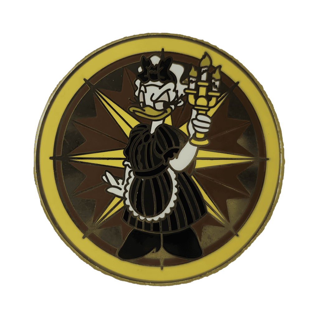Haunted Mansion Maid Daisy on Compass Rose Disney pin