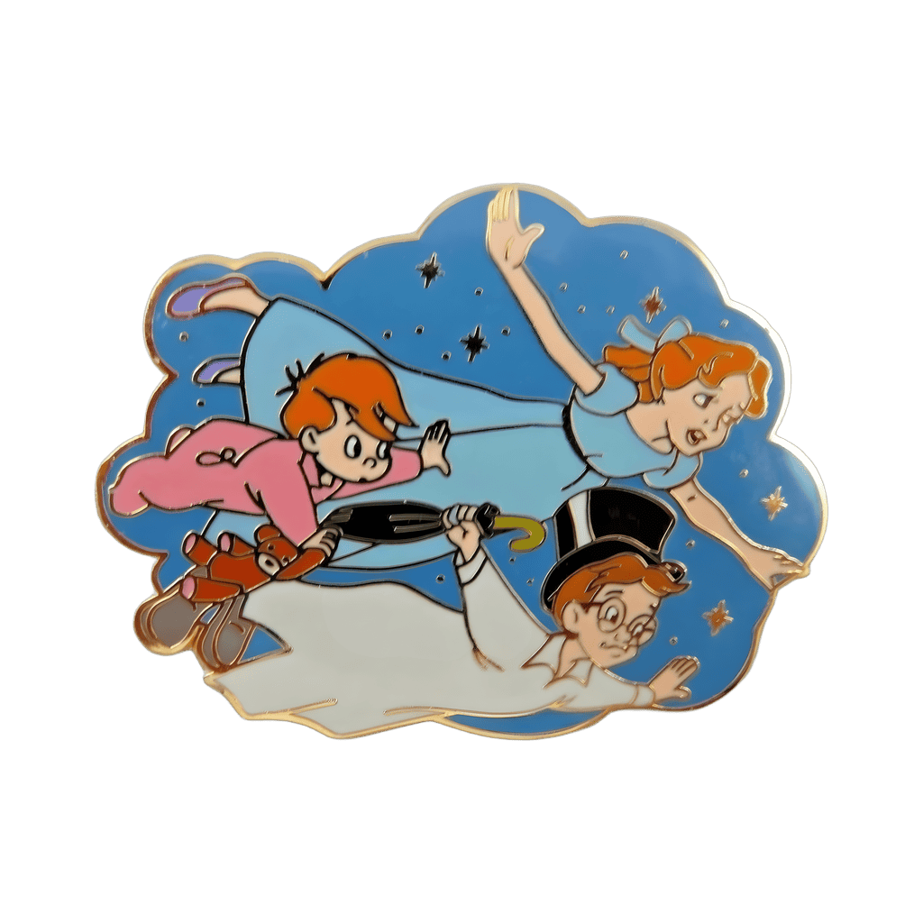 Wendy, John, and Michael Fly Disney pin