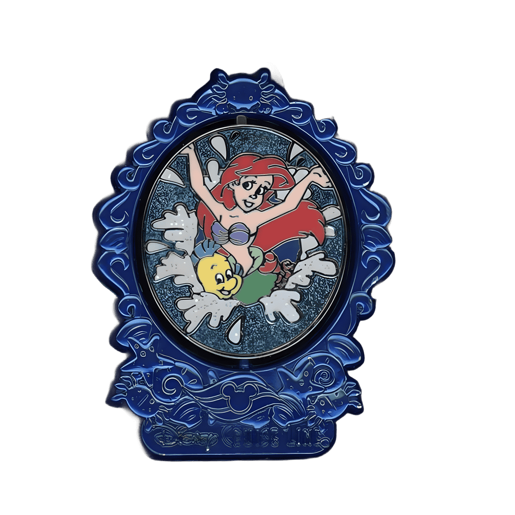 Ariel, Flounder and Sebastian DCL Spinner Disney pin
