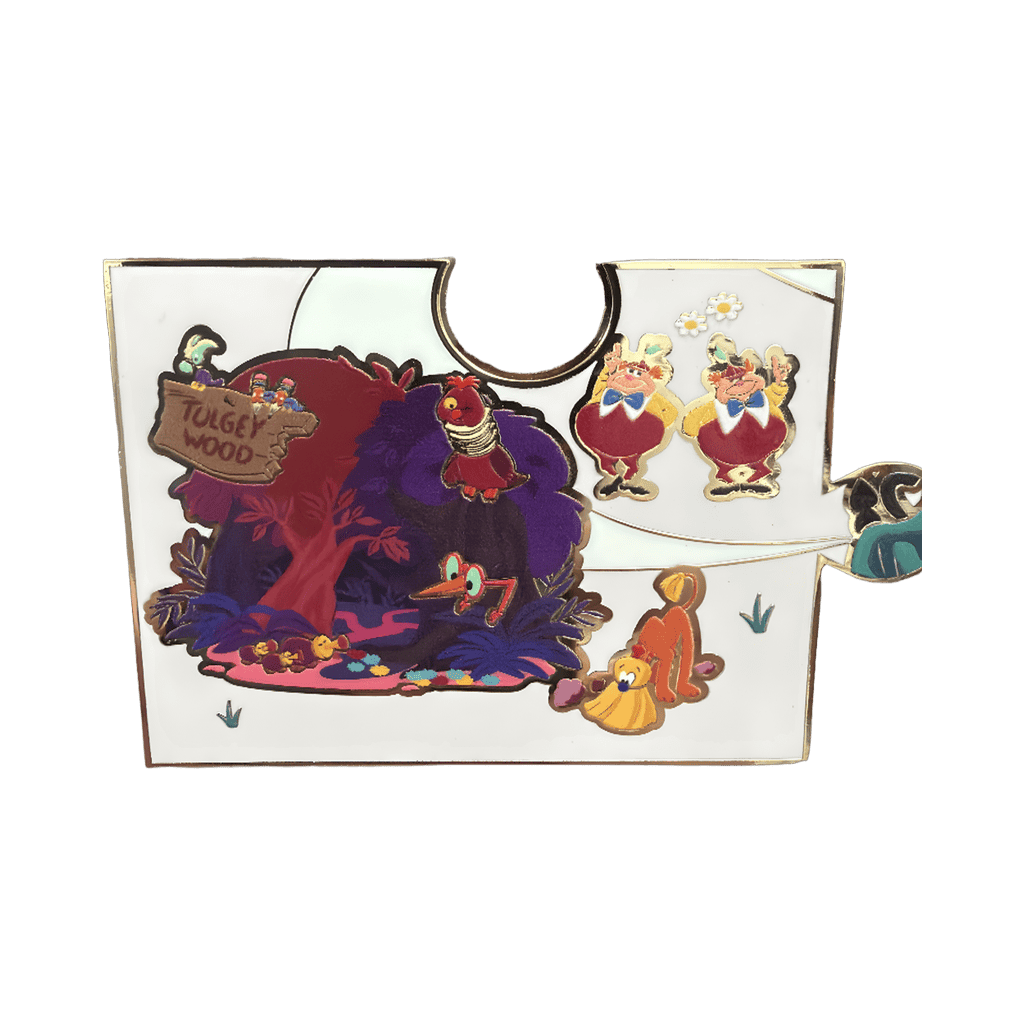 Tulgey Wood Creatures and Tweedledee & Tweedledum Disney pin