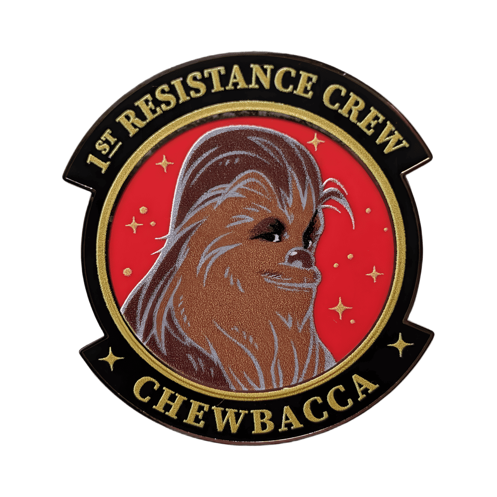 Chewbacca 1st Resistance Crew Disney pin