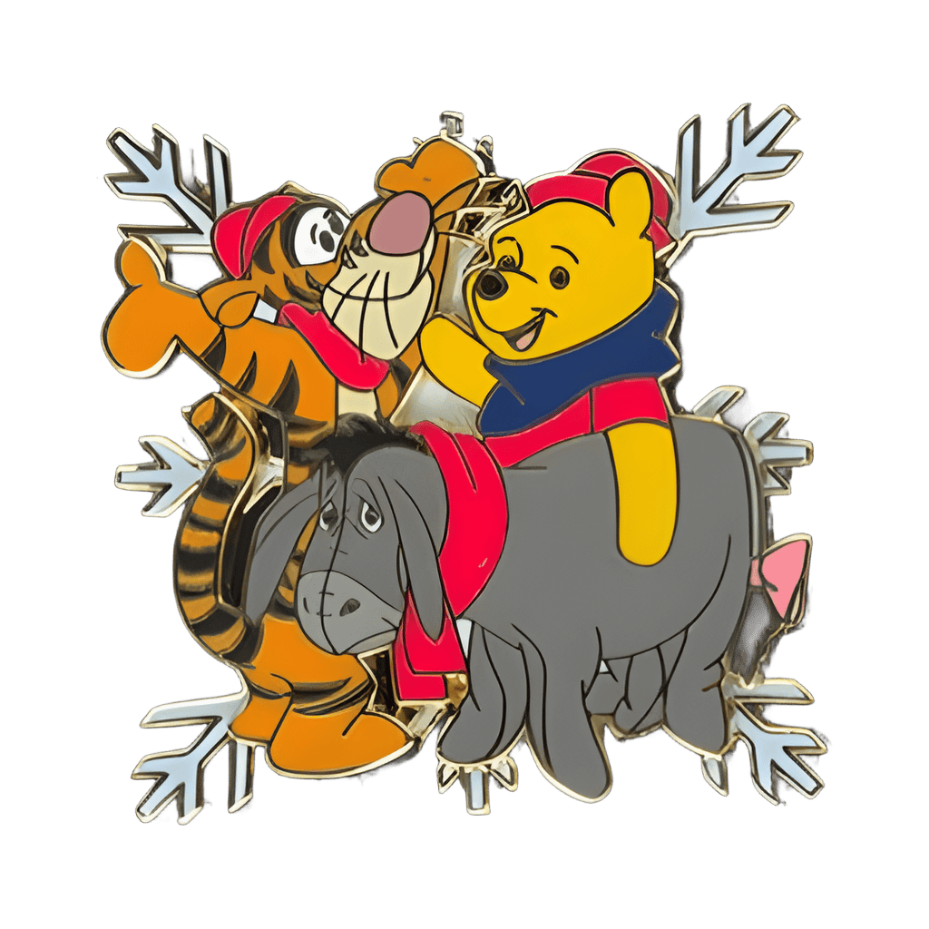 Pooh, Tigger and Eeyore Disney pin
