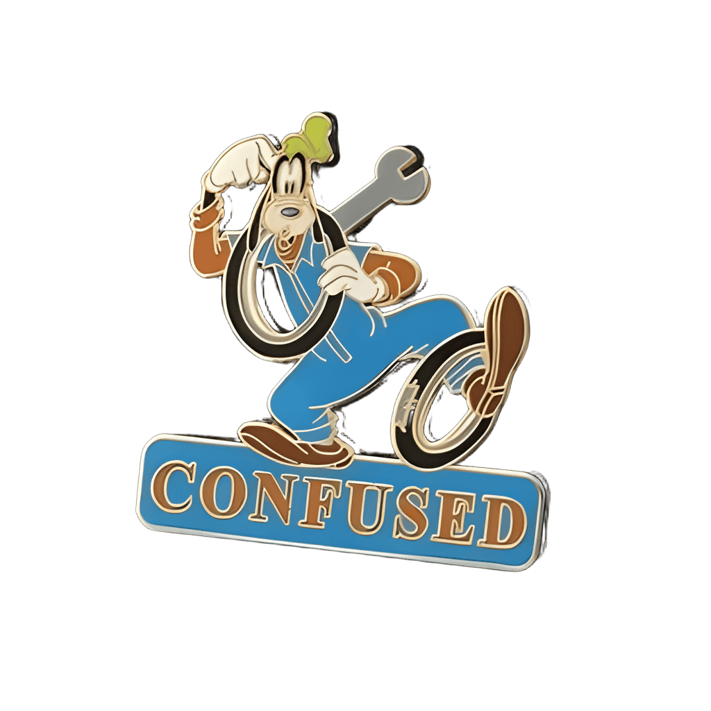 Confused - Goofy Disney pin