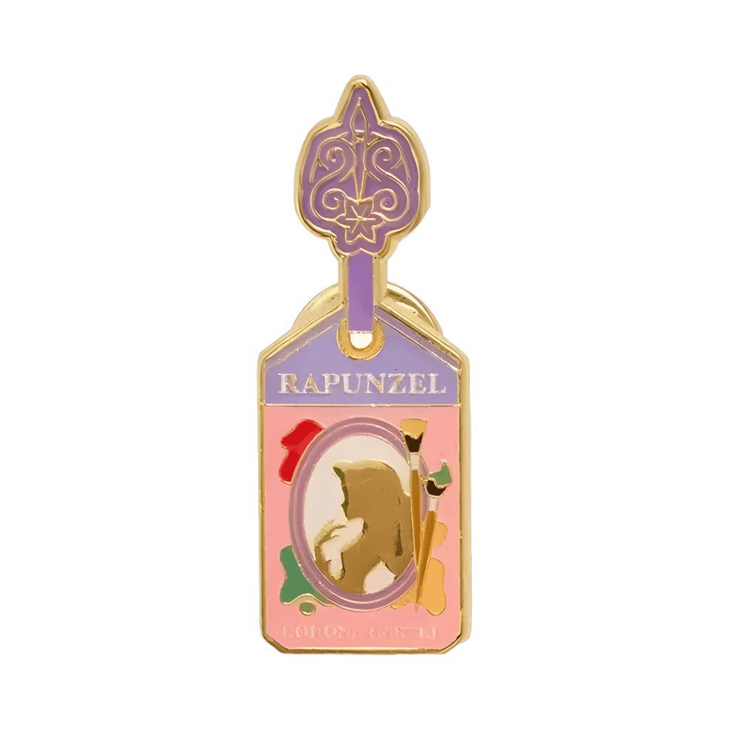 Rapunzel Luggage Tag Disney pin