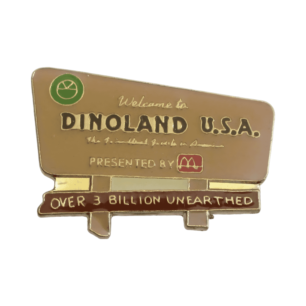 Dinoland USA Welcome Sign Disney pin