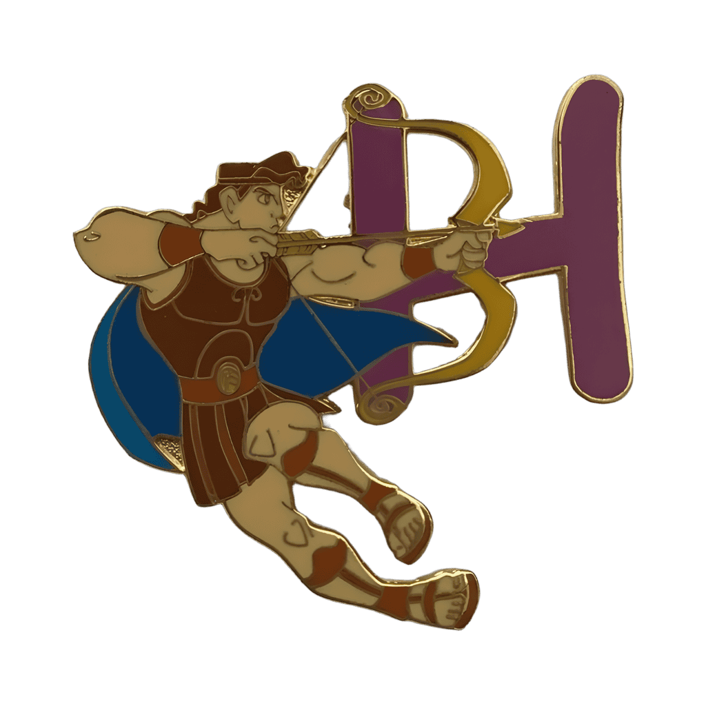 H is for Hercules Disney pin