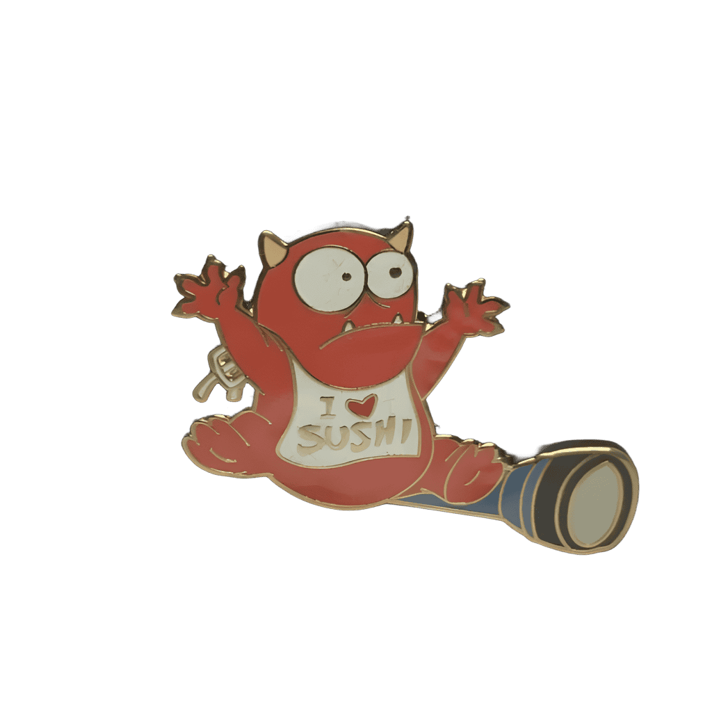 I Love Sushi Monster Disney pin