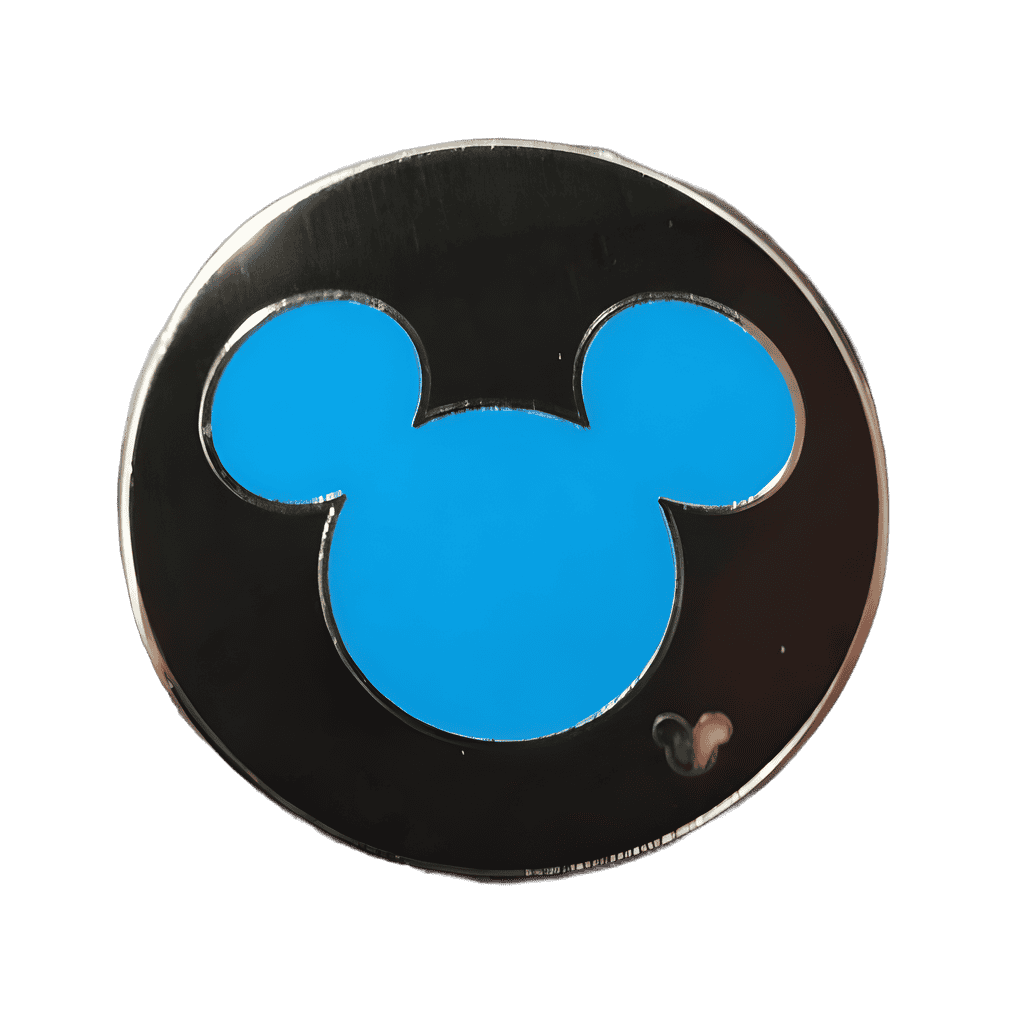 Blue Mickey Ear Icon Disney pin