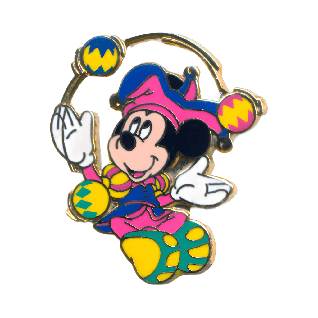 Mickey Mouse as Jester Juggling Disney pin