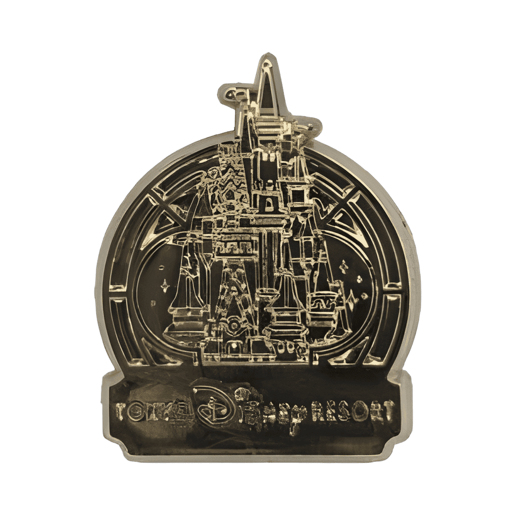 Hong Kong Disneyland - Gold Castle of Magical Dreams Disney pin