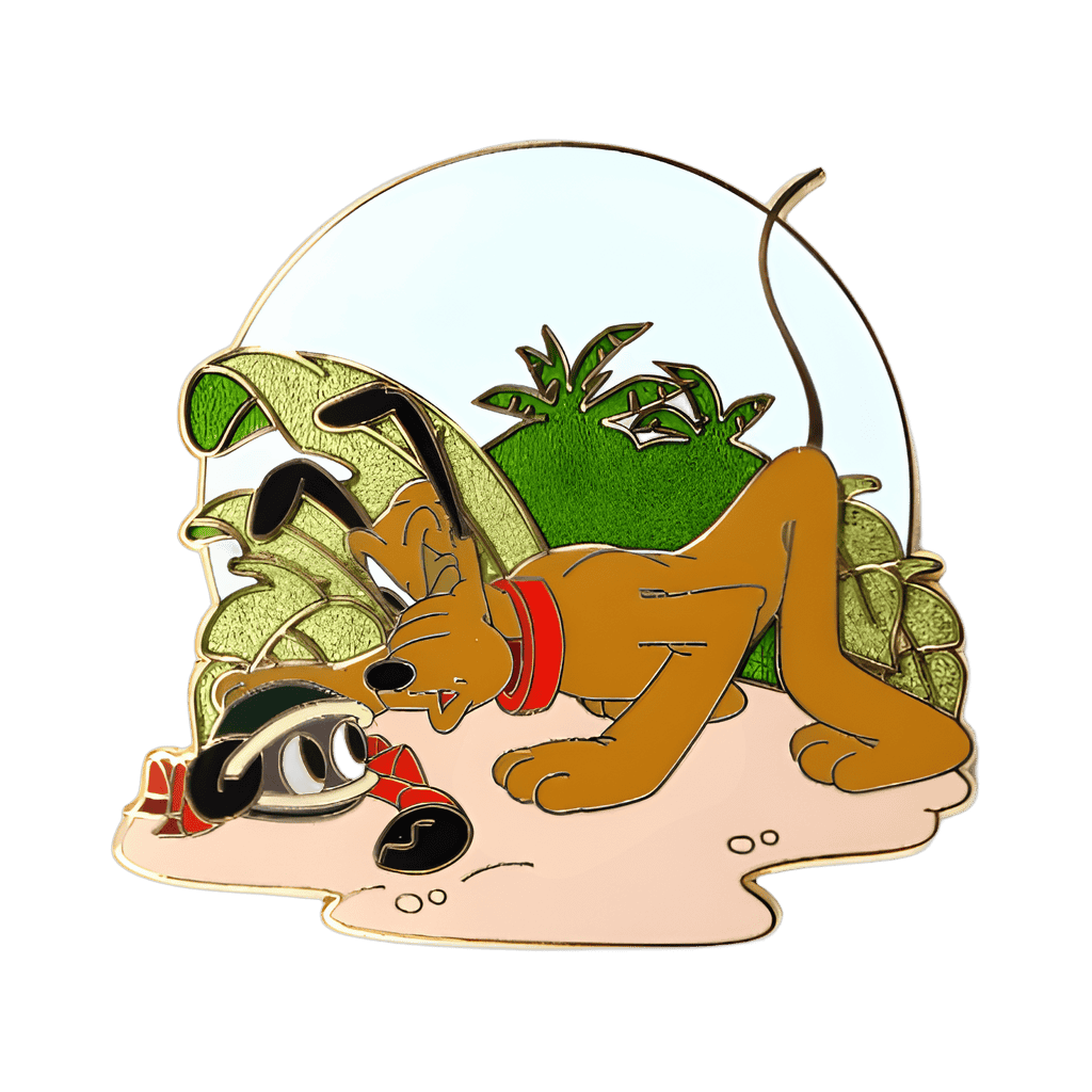 Pluto with a Crab Disney pin