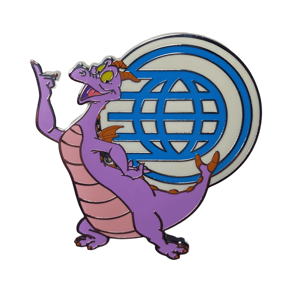 Figment and Modern Epcot Icons Mystery Collection - Spaceship Earth Disney pin