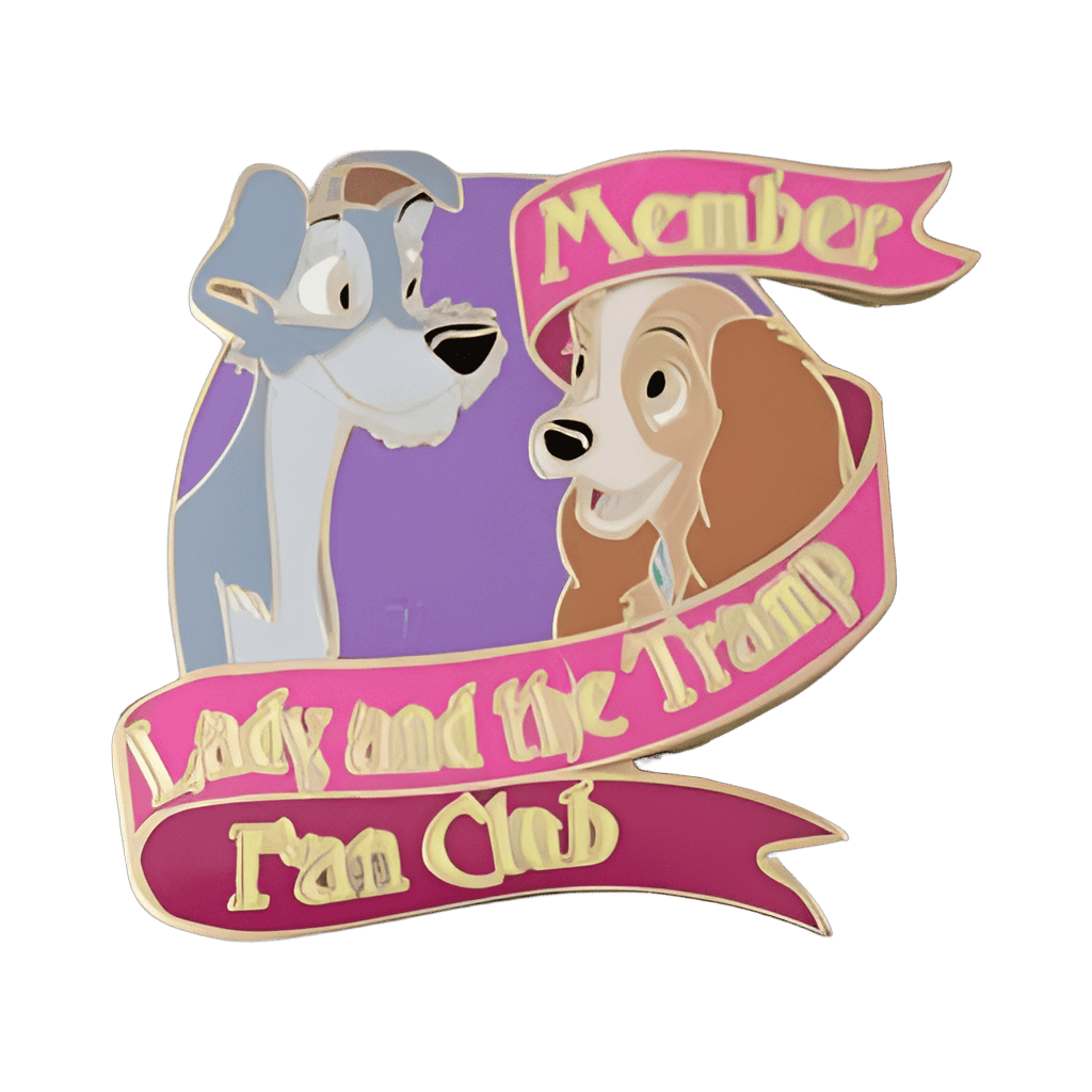 Lady and the Tramp Fan Club Disney pin