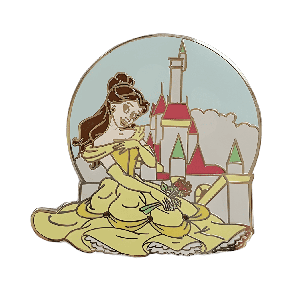 Belle in Yellow Dress at Beast's Castle Disney pin
