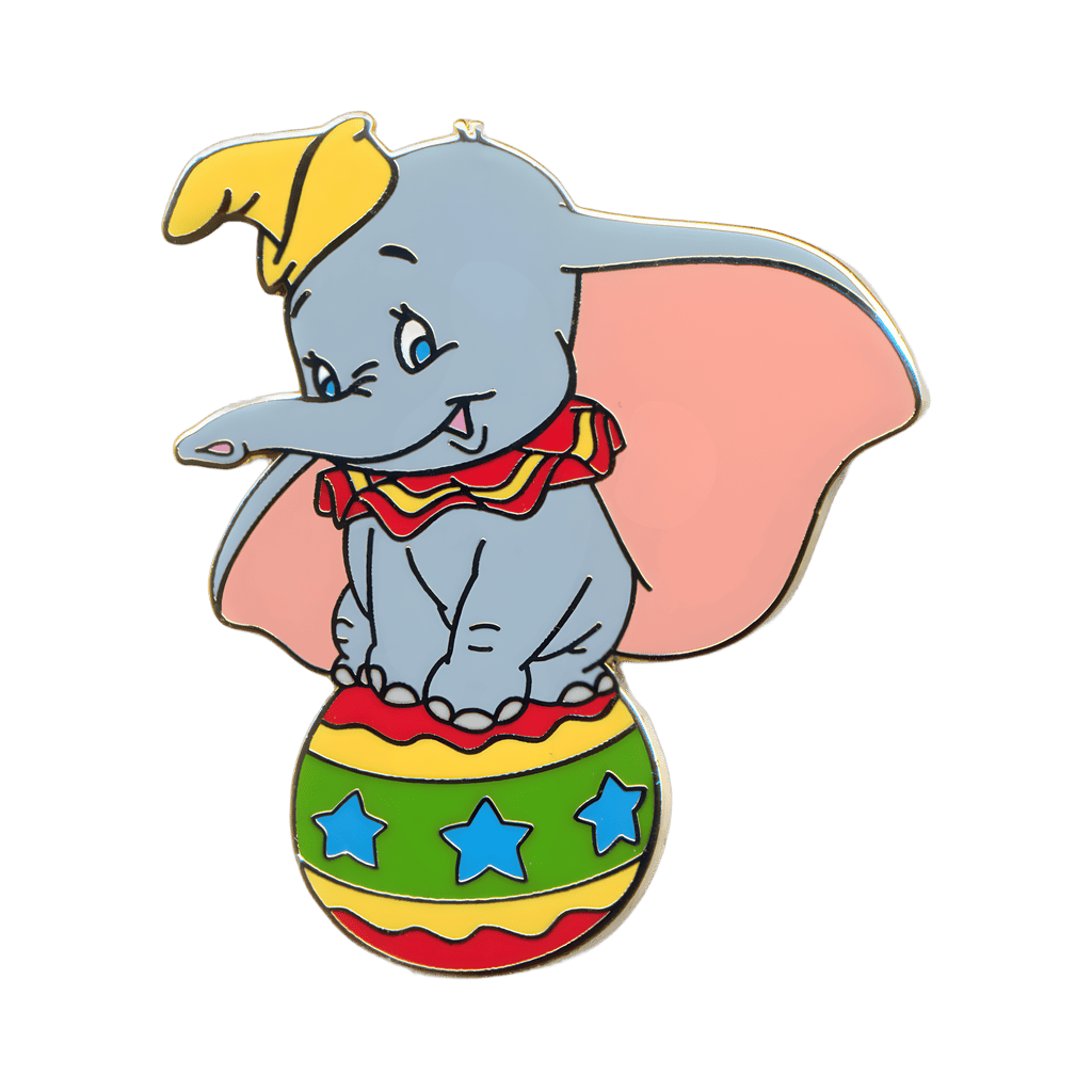 Dumbo Atop a Ball Disney pin