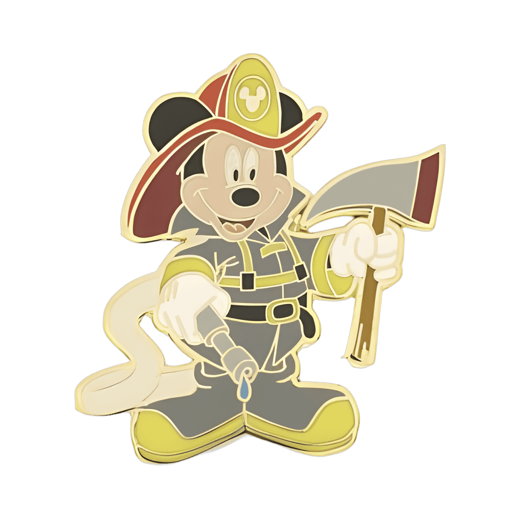 Mickey as Firefighter Disney pin