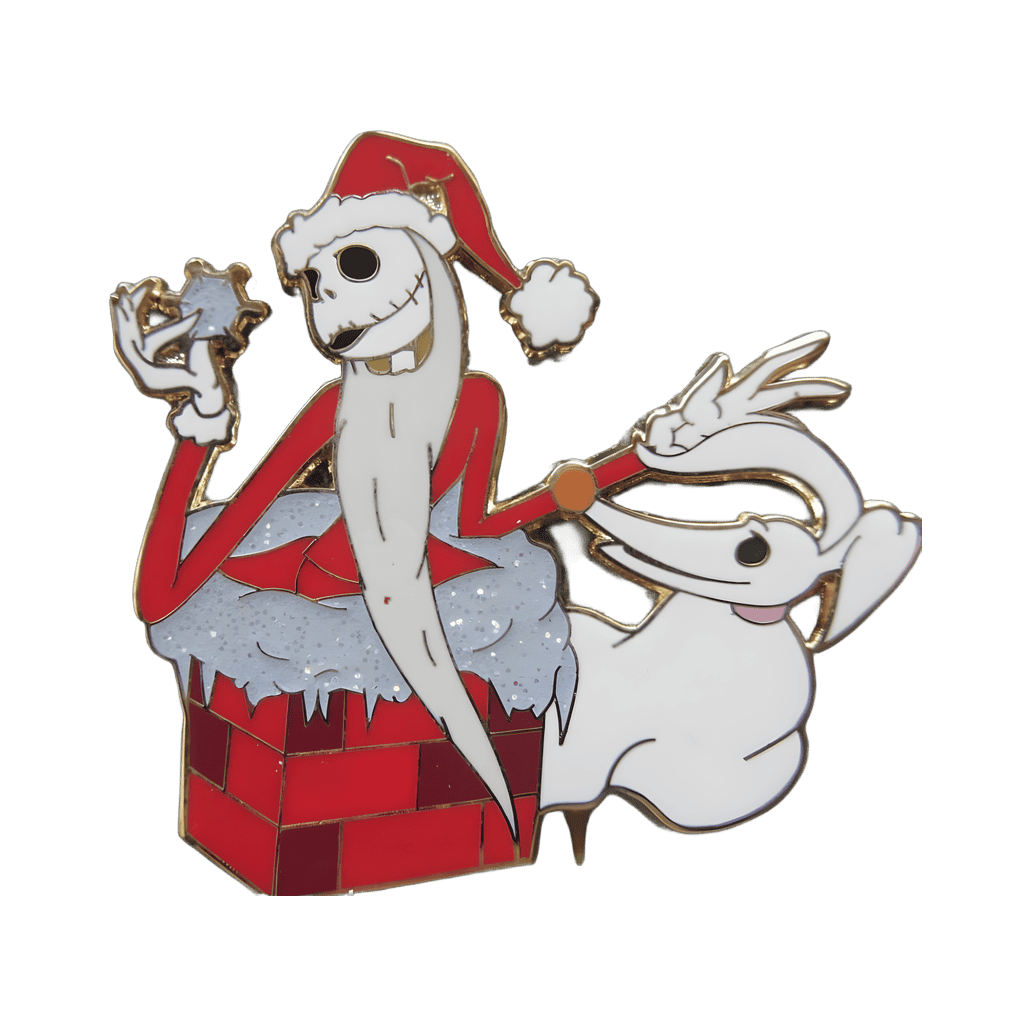 Jack Skellington and Zero - Nightmare Before Christmast - Chimney Disney pin