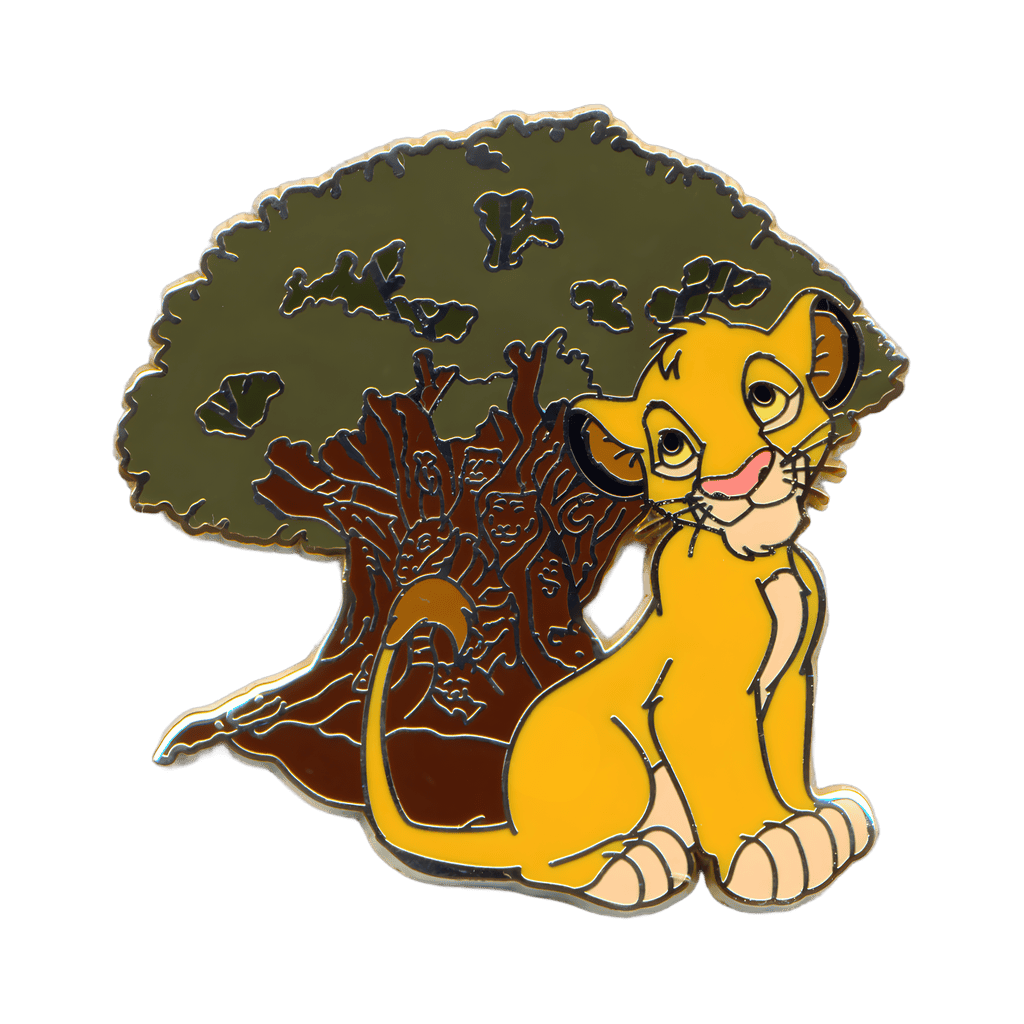 Simba in Front of the Tree of Life Disney pin