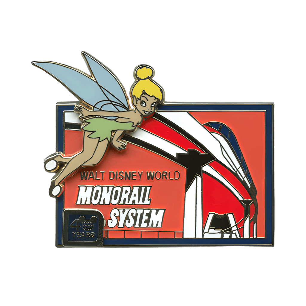 Tinker Bell and Monorail Disney pin