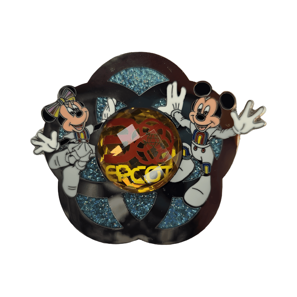 Mickey and Minnie in Opening Day Outfits (Annual Passholder Exclusive) Disney pin