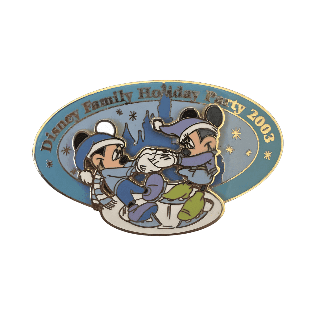 Mickey and Minnie Skating Disney pin
