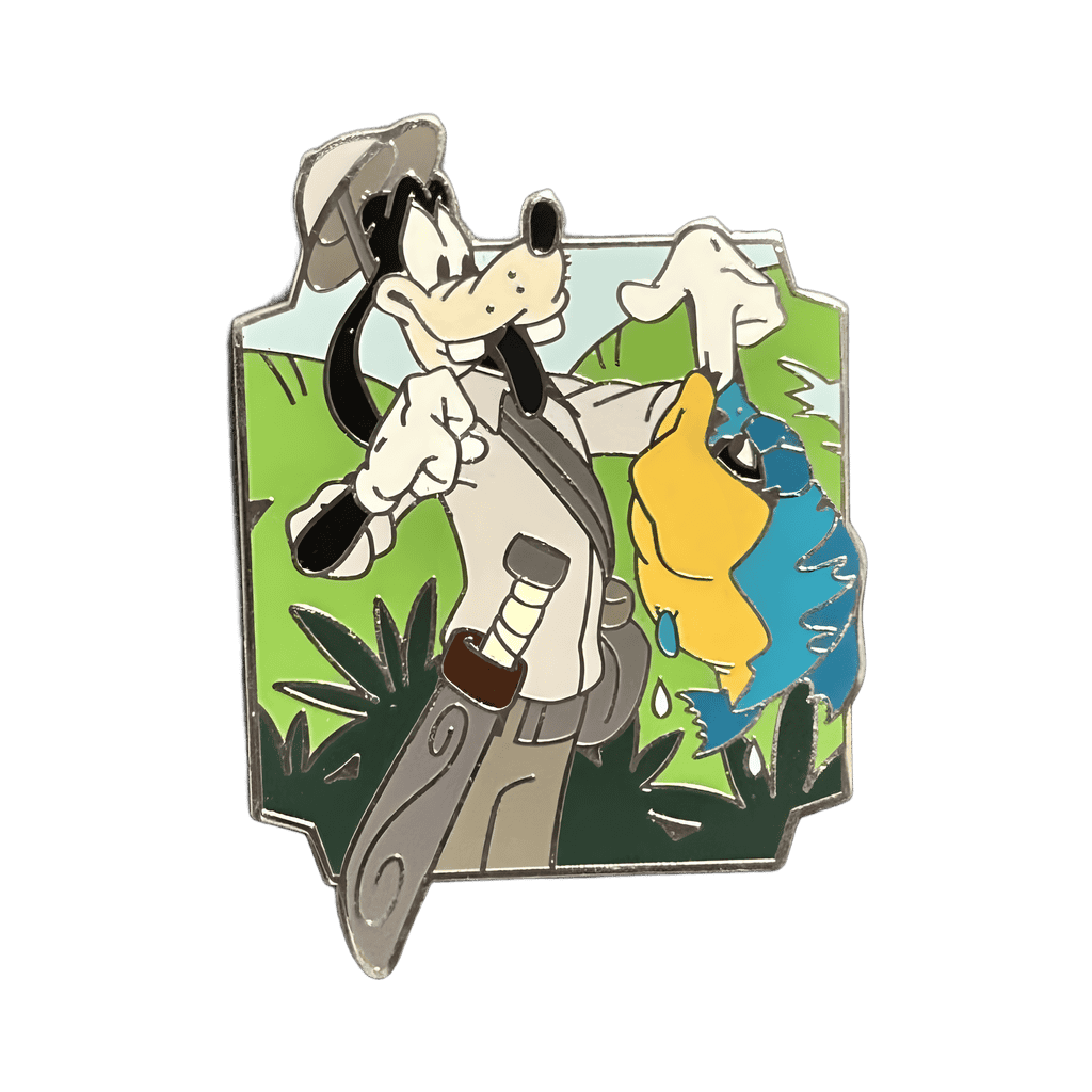 Goofy with Piranha Disney pin