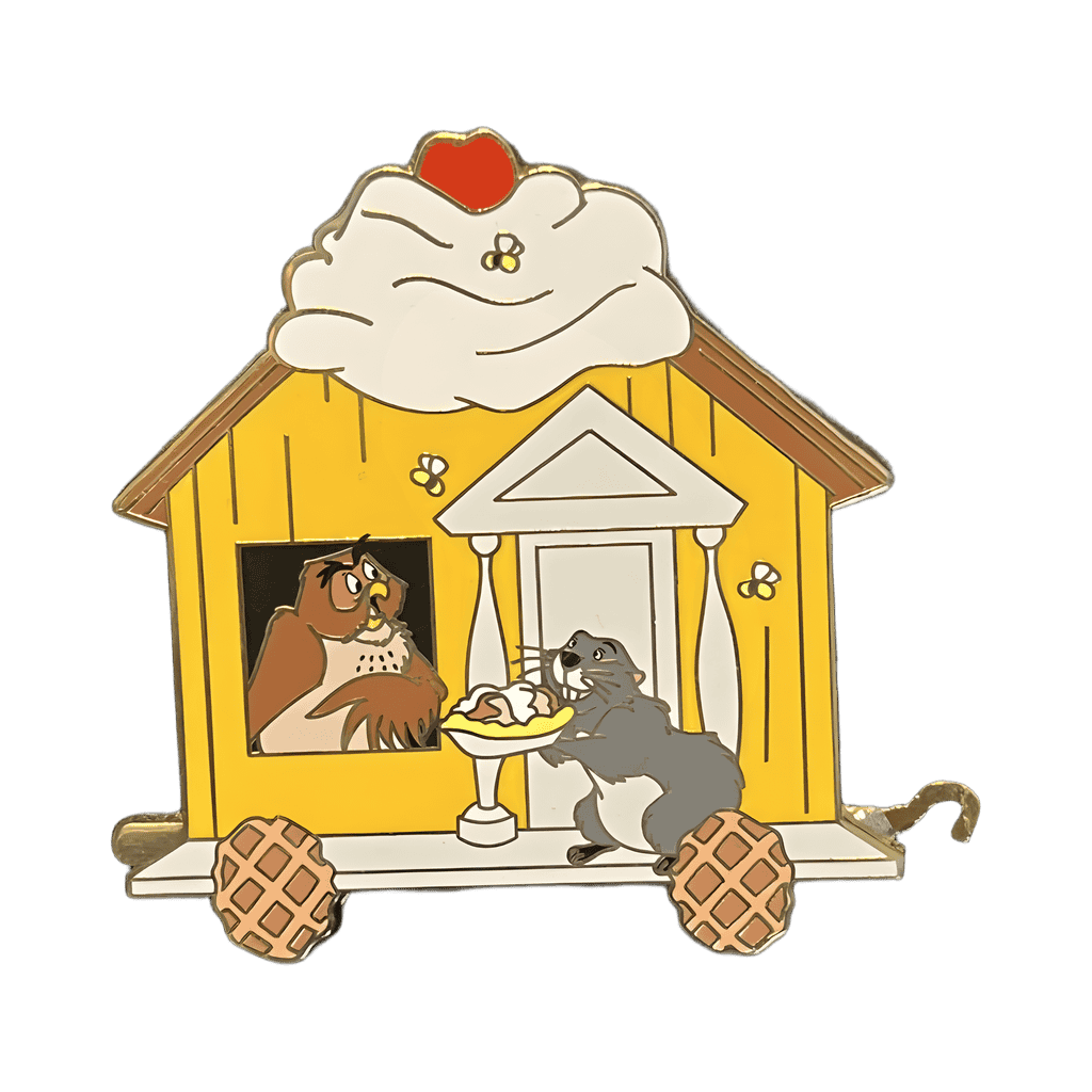 Owl & Gopher Disney pin